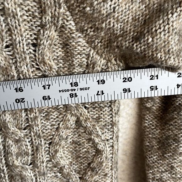 NYDJ Cardigan Womens Small Marled Heather Grey Ivory Open‎ Front Sweater - Picture 3 of 5